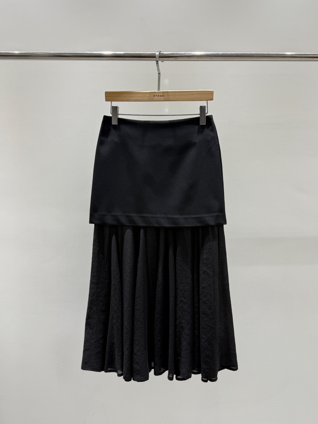 STAGE東大門直郵女士新品時尚26春夏職業人氣真品休閑長裙STAGE長裙圖色1