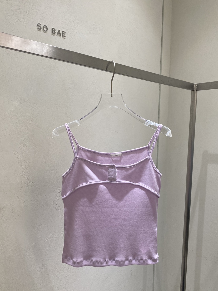 SO BAE東大門實拍女士新品26春夏休閑時尚真品推薦吊帶背心SO BAE吊帶/背心圖色1