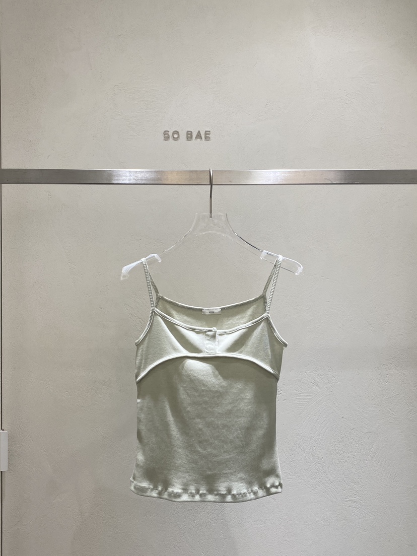 SO BAE東大門實拍女士新品26春夏休閑時尚真品推薦吊帶背心SO BAE吊帶/背心圖色2