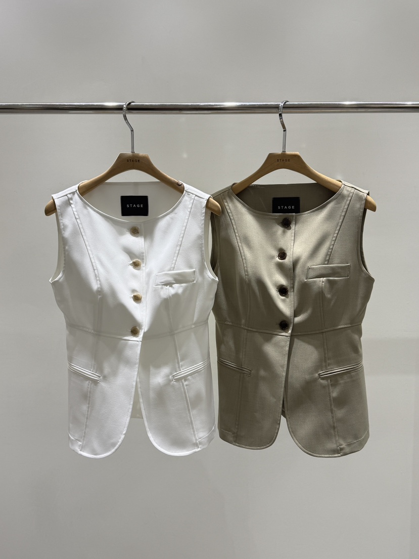 STAGE東大門實拍女士新品熱賣人氣休閑時尚真品推薦26春夏馬甲STAGE馬甲