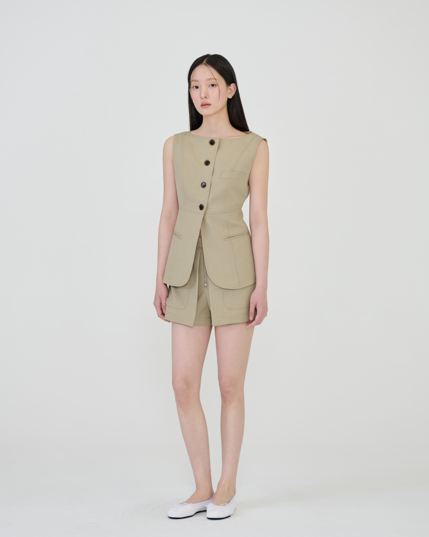 STAGE東大門實拍女士新品熱賣人氣休閑時尚真品推薦26春夏馬甲STAGE馬甲