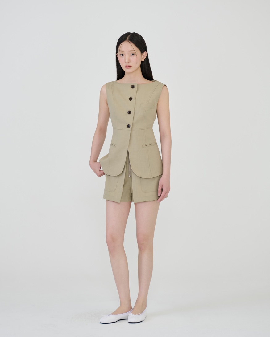 STAGE東大門實拍女士新品熱賣人氣休閑時尚真品推薦26春夏馬甲STAGE馬甲