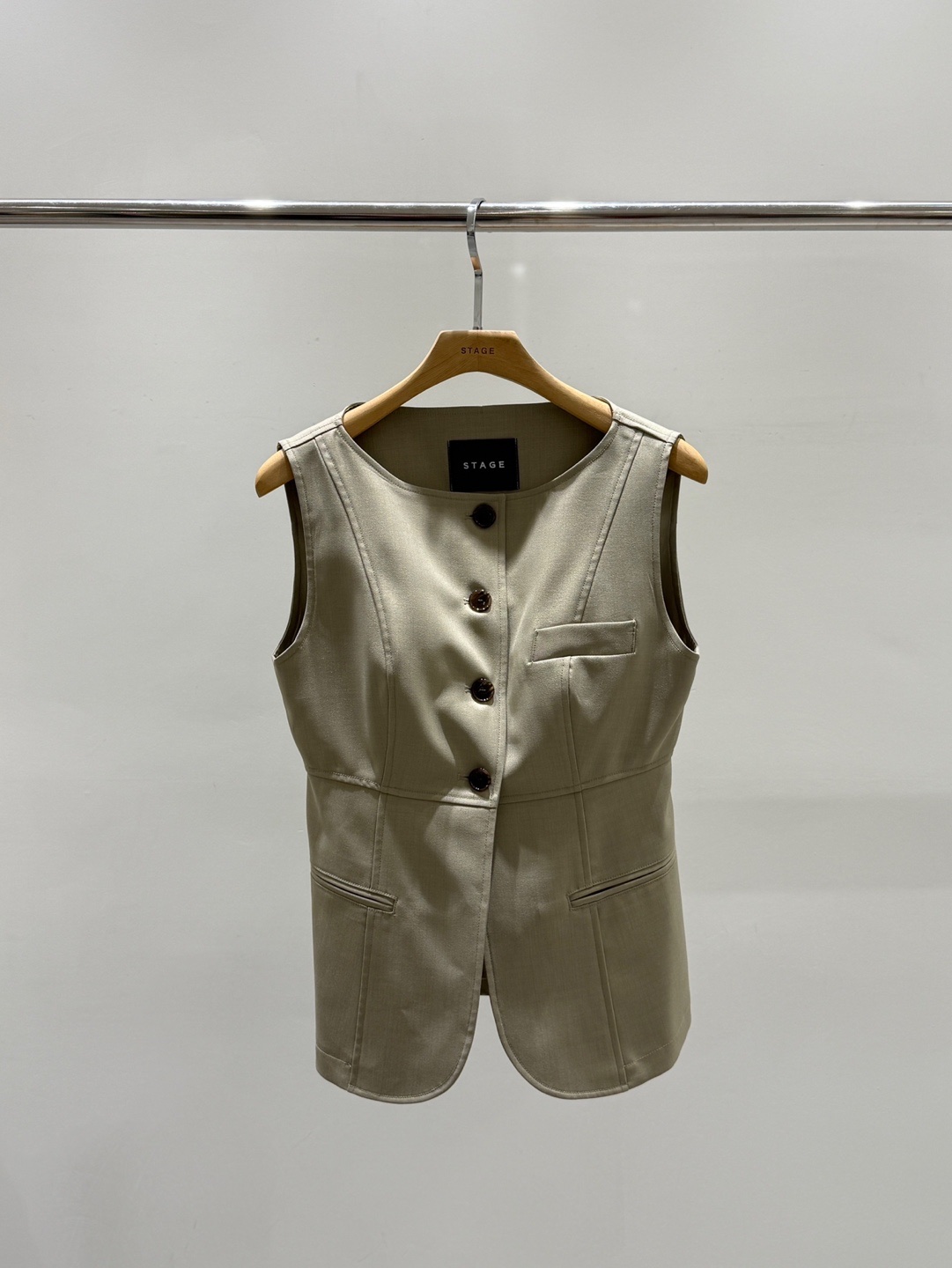 STAGE東大門實拍女士新品熱賣人氣休閑時尚真品推薦26春夏馬甲STAGE馬甲圖色1