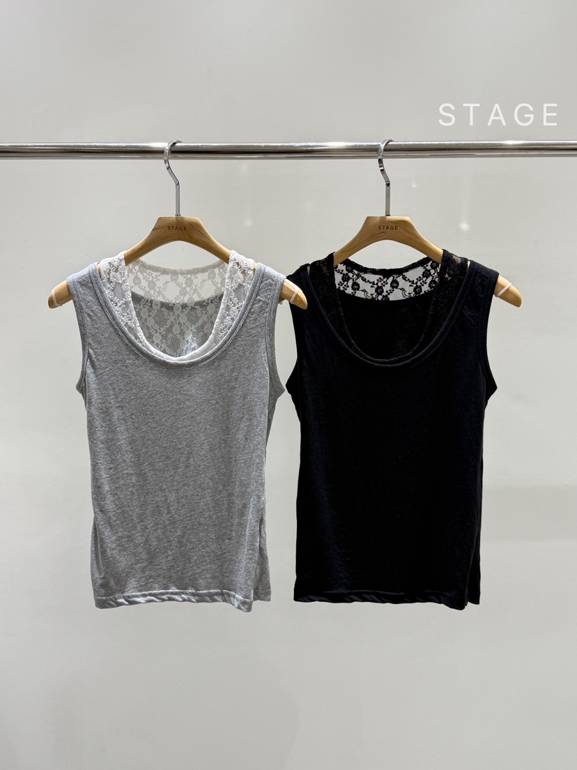 STAGE東大門代購女裝新款26春夏時尚職業推薦休閑吊帶背心STAGE吊帶/背心