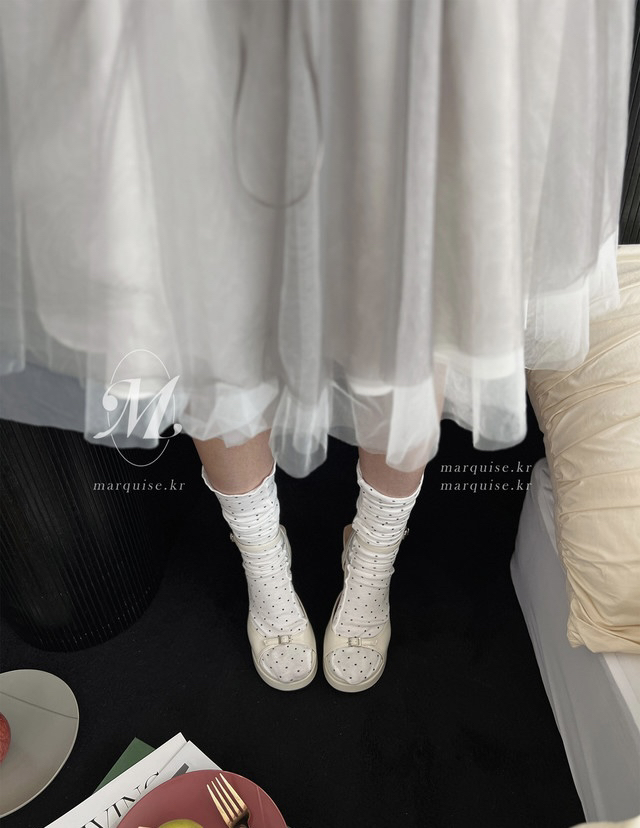 TOLL東大門直郵女裝新款推薦休閑時尚26春夏人氣襪子圓點TOLL襪子