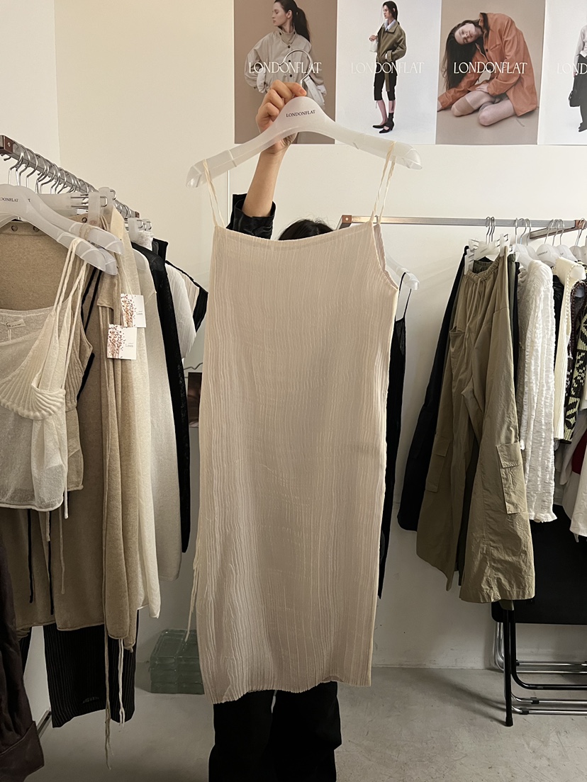 LONDON FLAT韓國直郵女士新款休閑熱賣真品時尚連衣裙褶裥LONDON FLAT連衣裙圖色2