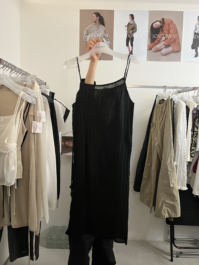 LONDON FLAT韓國直郵女士新款休閑熱賣真品時尚連衣裙褶裥LONDON FLAT連衣裙圖色3