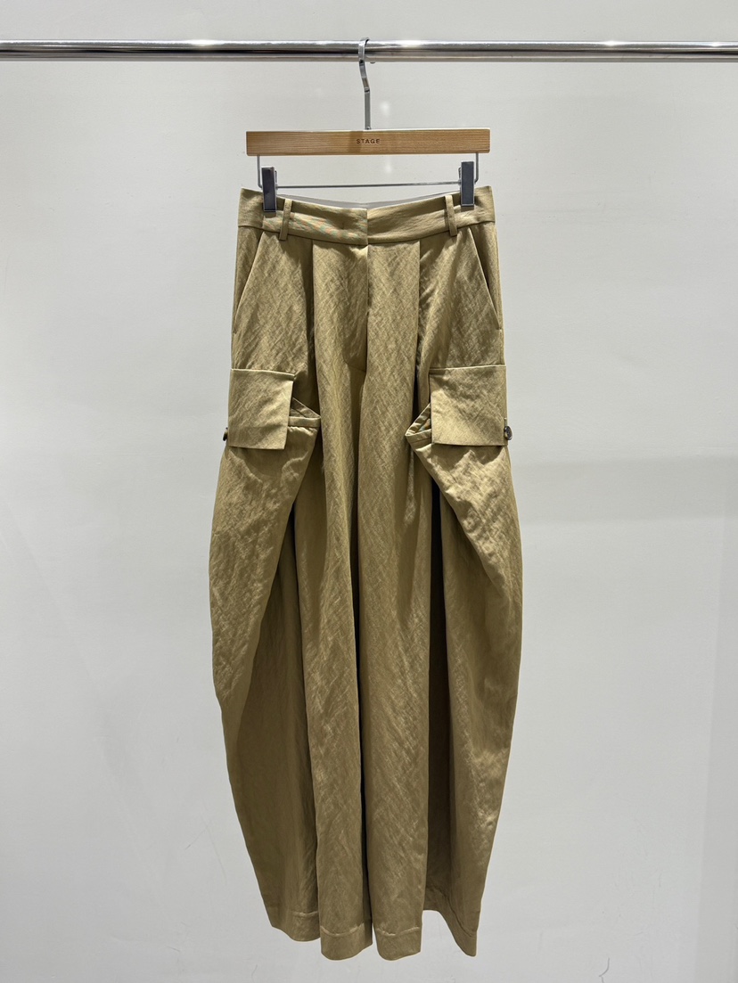 STAGE東大門直郵女裝新品時尚人氣休閑推薦熱賣休閑褲口袋STAGE休閑褲圖色1