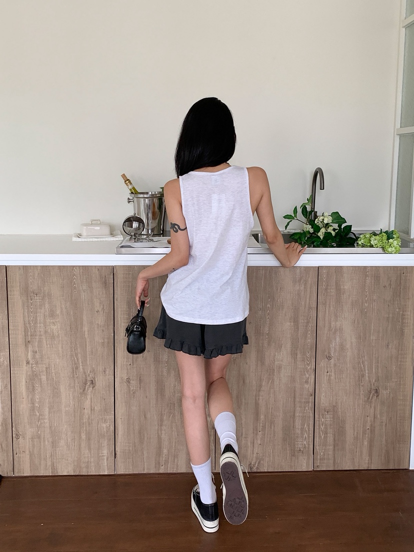 STICK WITH東大門實拍女士新品真品休閑熱賣人氣吊帶背心STICK WITH吊帶/背心