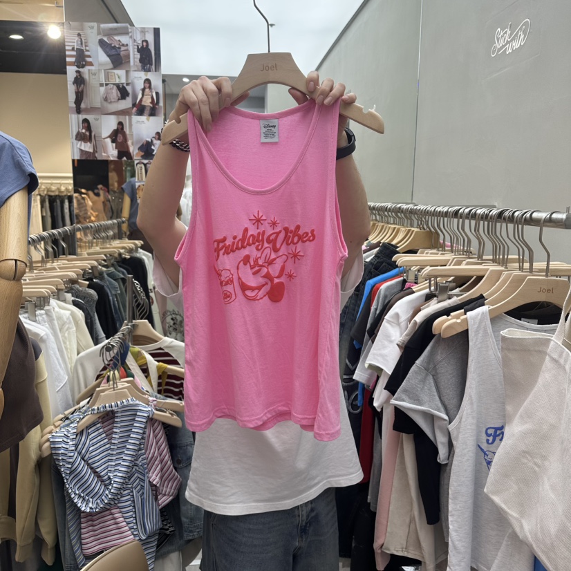 STICK WITH東大門實拍女士新品真品休閑熱賣人氣吊帶背心STICK WITH吊帶/背心圖色2