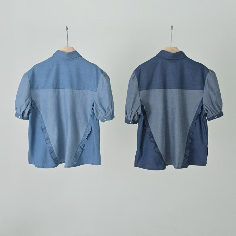 RUMBA韓國直郵女裝新款26春夏時尚人氣職業休閑襯衫蕾絲衫RUMBA襯衫/蕾絲衫