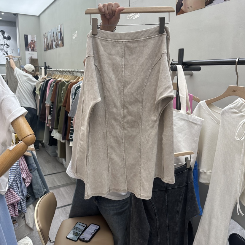 STICK WITH韓國代購女士新款人氣推薦職業休閑連衣裙船領STICK WITH連衣裙圖色1