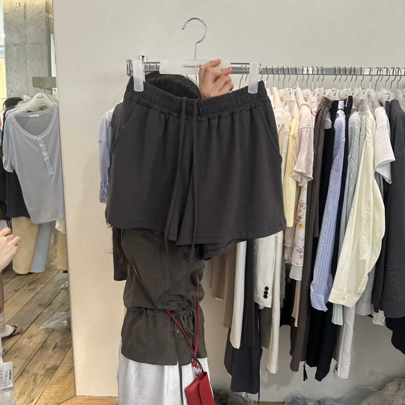 CREAM VILLA韓國直郵女士新款真品短褲透明CREAMVILLA短褲圖色3