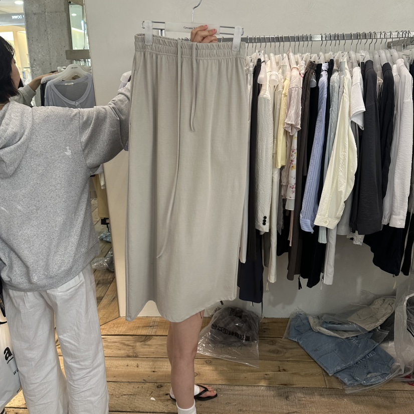 CREAM VILLA韓國代購女士新款熱賣長裙透明CREAMVILLA長裙圖色1