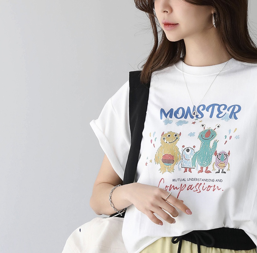 STICK WITH東大門實拍女裝新品推薦人氣26春夏真品熱賣T恤STICK WITHT恤