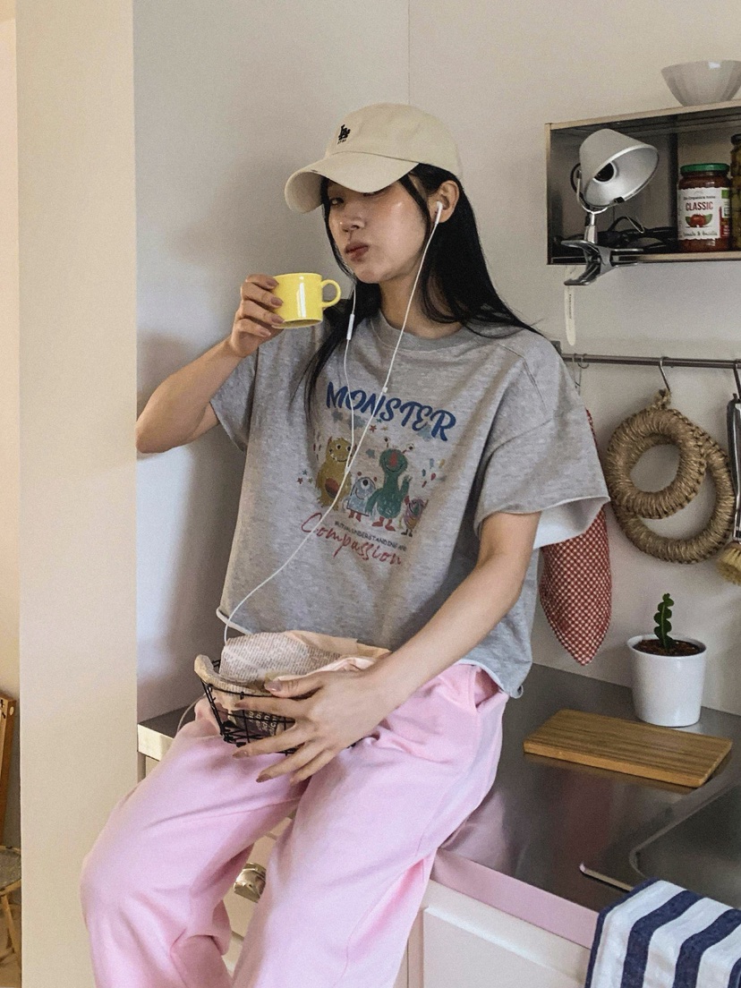 STICK WITH東大門實拍女裝新品推薦人氣26春夏真品熱賣T恤STICK WITHT恤