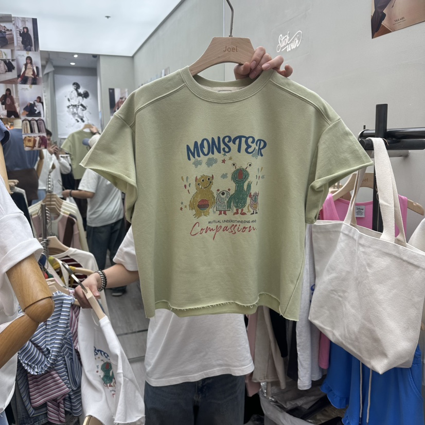 STICK WITH東大門實拍女裝新品推薦人氣26春夏真品熱賣T恤STICK WITHT恤圖色3