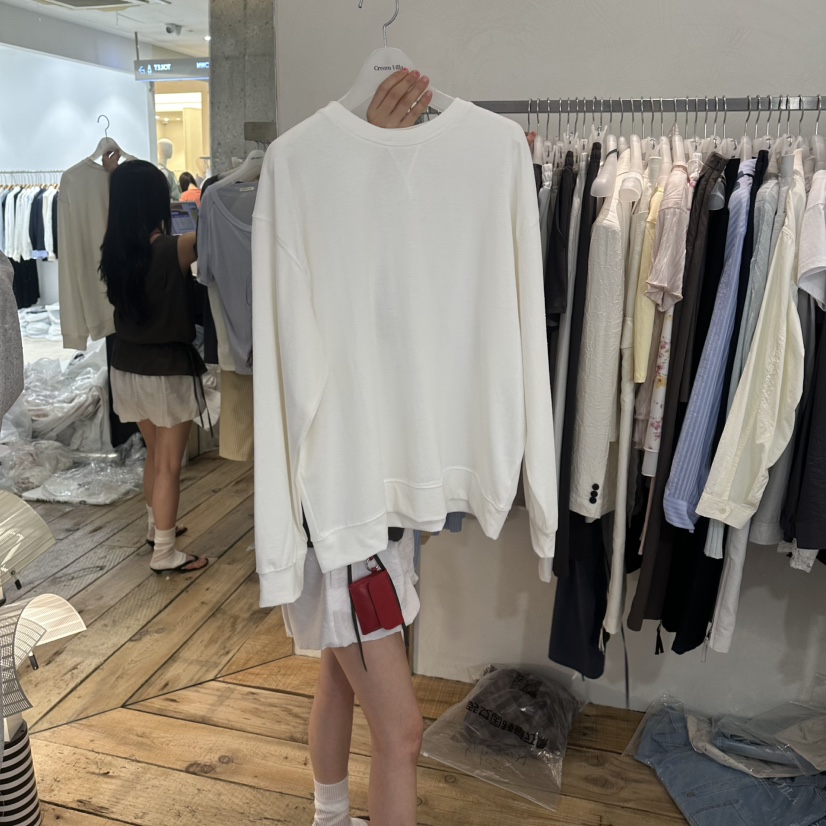 CREAM VILLA東大門直郵女裝新款26春夏長袖T恤CREAMVILLA長袖T恤圖色2