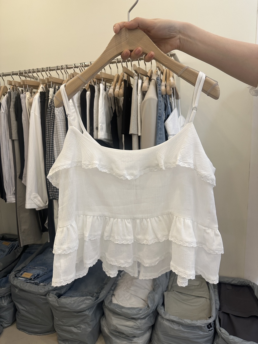 MONDAYMORING韓國直郵女裝新品推薦真品時尚休閑吊帶背心MONDAYMORING吊帶/背心