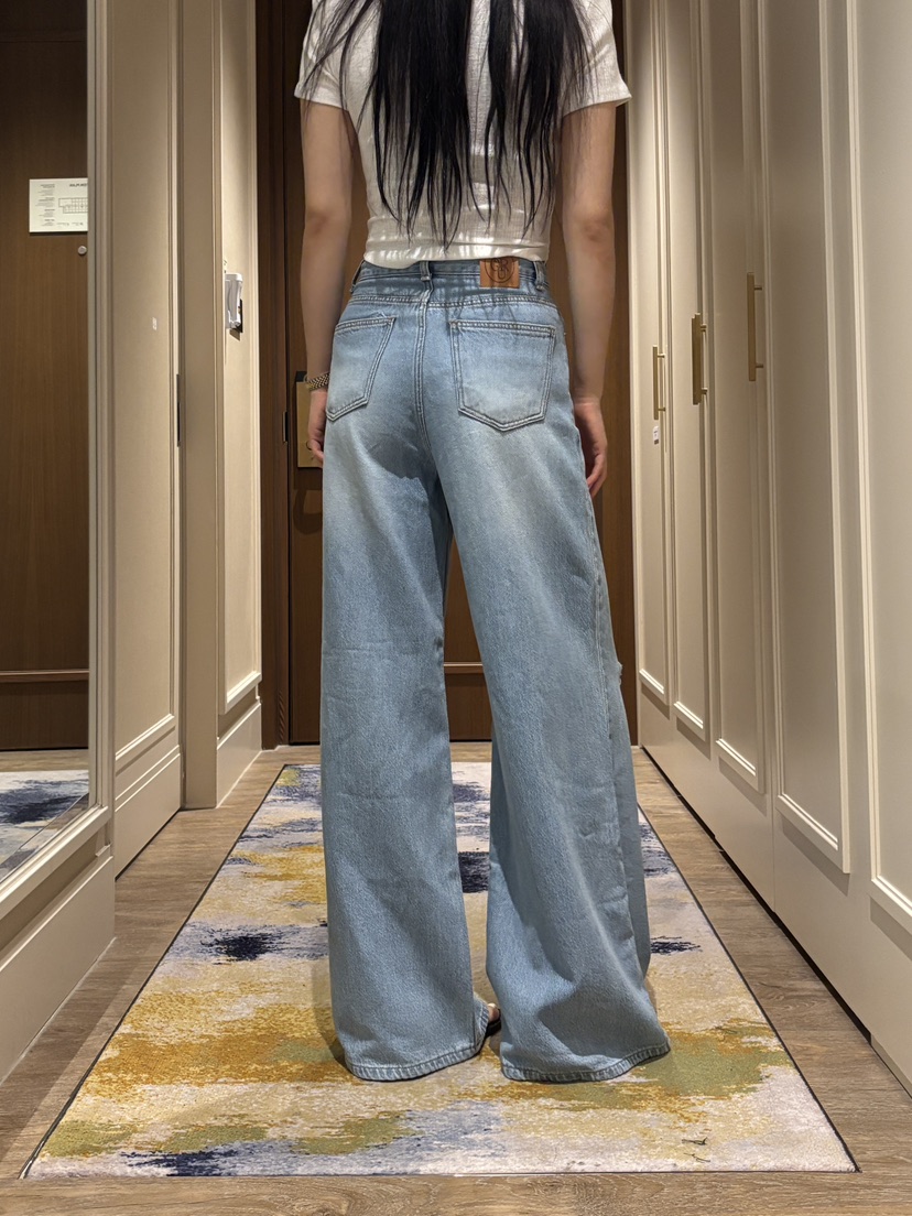 FOUREIGHT韓國代購女裝新款時尚推薦26春夏休閑真品牛仔褲FOUR EIGHT牛仔褲