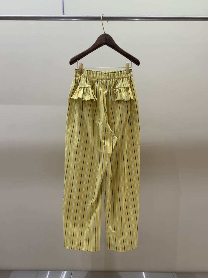 CAMEL-P東大門代購女士新款26春夏休閑褲蝴蝶結Came_l 家休閑褲