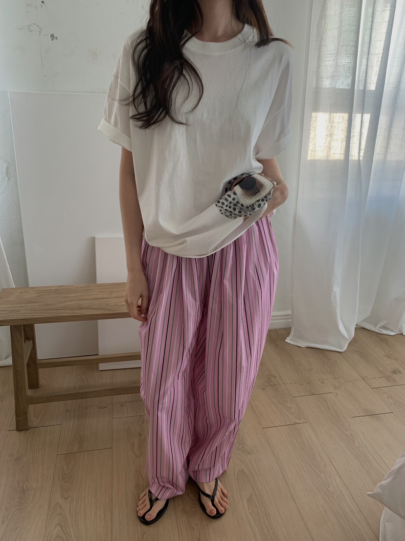 CAMEL-P東大門代購女士新款26春夏休閑褲蝴蝶結Came_l 家休閑褲