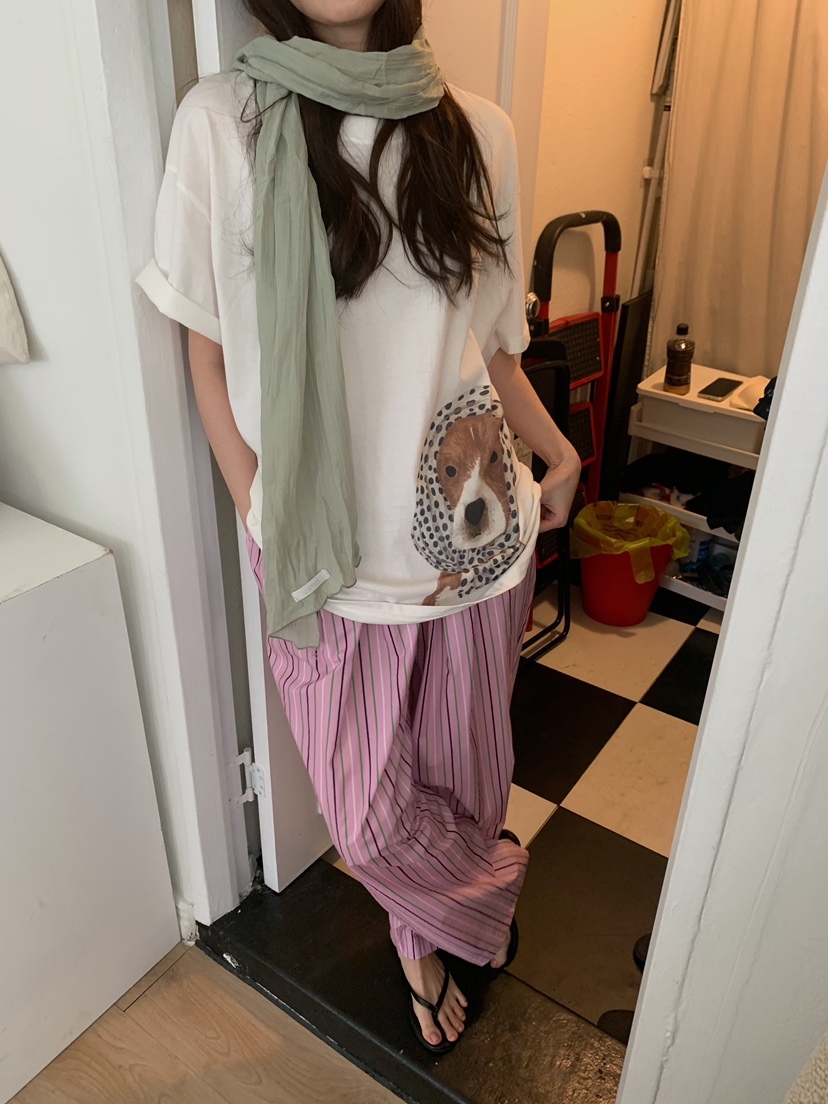 CAMEL-P東大門代購女士新款26春夏休閑褲蝴蝶結Came_l 家休閑褲