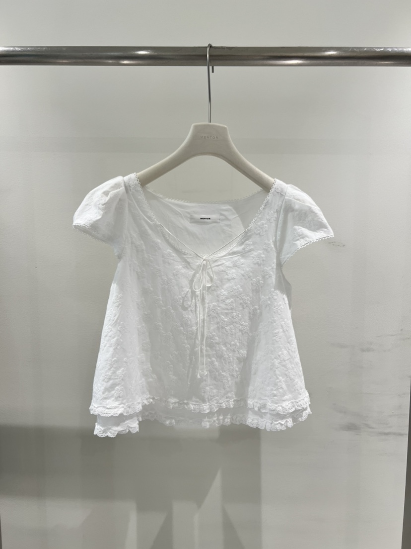 MENTOR東大門代購女裝新款熱賣26春夏真品職業襯衫蕾絲衫MENTOR襯衫/蕾絲衫圖色1