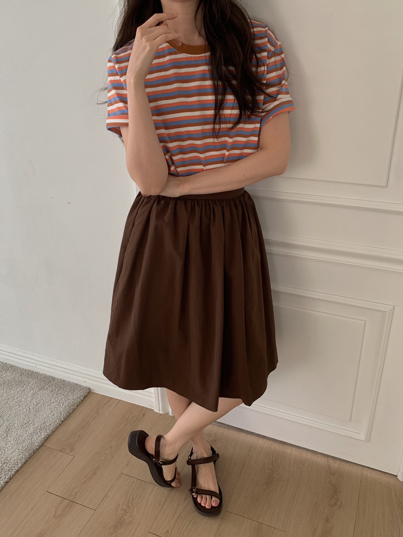 CAMEL-P東大門實拍女士新品推薦半身裙中短裙Came_l 家半身裙/中短裙