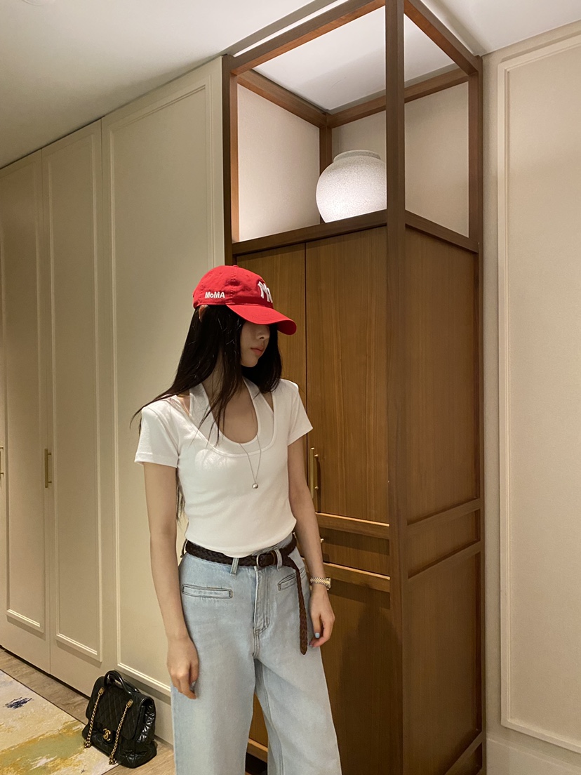 FOUREIGHT東大門實拍女裝新品推薦26春夏人氣時尚T恤假兩件FOUR EIGHTT恤