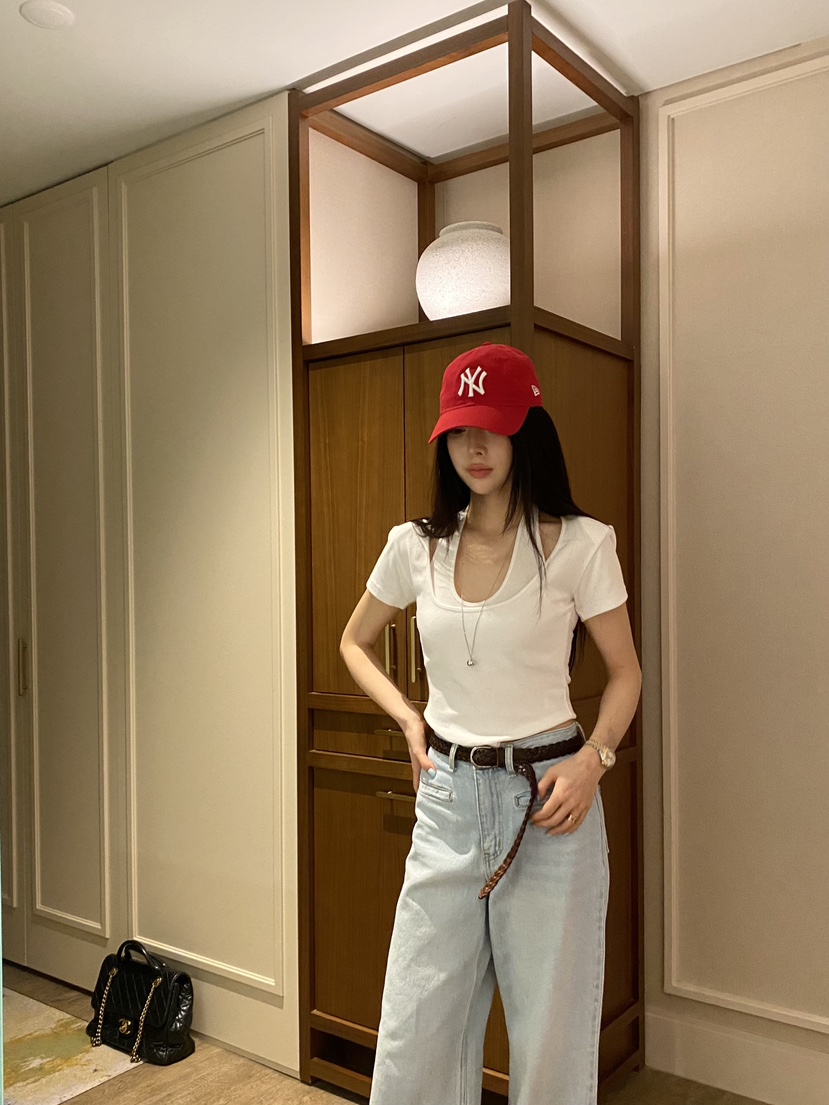 FOUREIGHT東大門實拍女裝新品推薦26春夏人氣時尚T恤假兩件FOUR EIGHTT恤