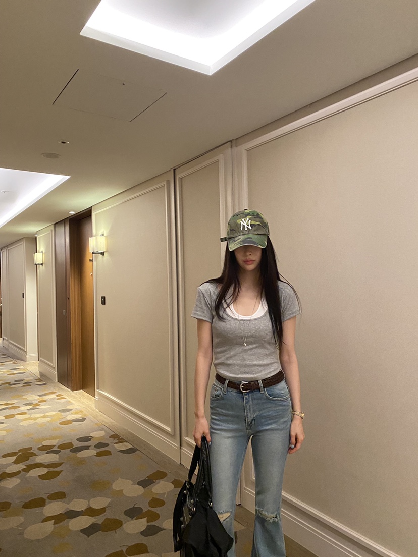 FOUREIGHT東大門實拍女裝新品推薦26春夏人氣時尚T恤假兩件FOUR EIGHTT恤