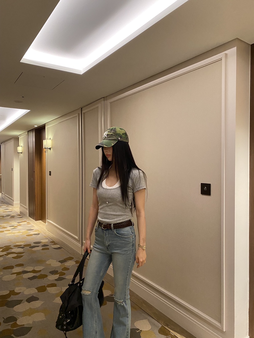 FOUREIGHT東大門實拍女裝新品推薦26春夏人氣時尚T恤假兩件FOUR EIGHTT恤