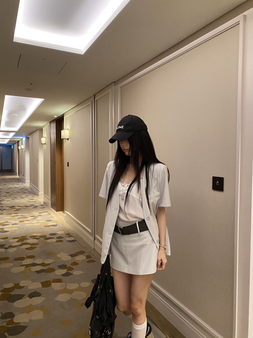 FOUREIGHT東大門實拍女士新款熱賣真品職業26春夏短裙不含腰帶FOUR EIGHT短裙