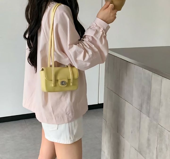 TROUVAILLE韓國代購女裝新款真品休閑職業人氣單肩斜跨包TROUVAILLE單肩/斜跨包圖色5