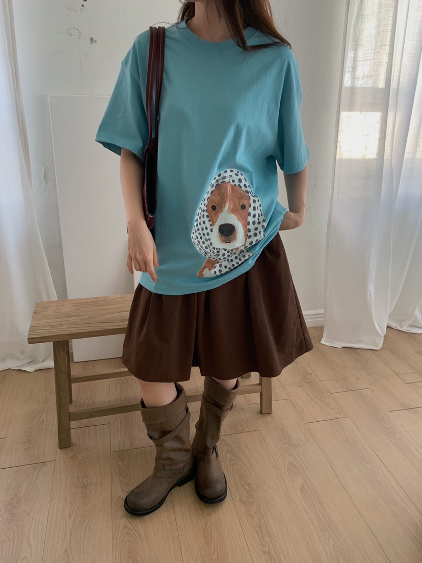 CAMEL-P韓國代購女裝新款真品T恤Came_l 家T恤