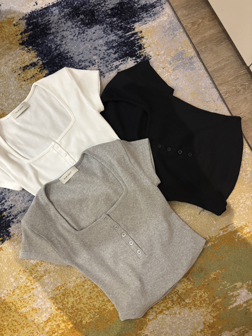 FOUREIGHT東大門代購女士新款熱賣休閑人氣時尚推薦職業T恤FOUR EIGHTT恤