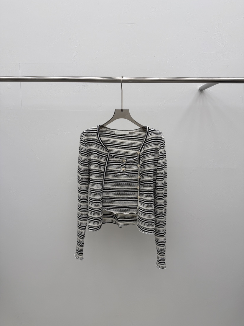 SEARE/PRETZEL韓國代購女士新款26春夏休閑套裝兩件套條紋SEARE/PRETZEL套裝圖色1