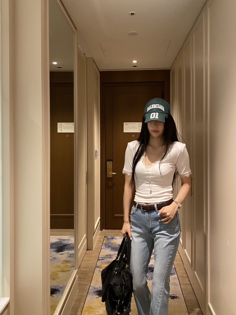 FOUREIGHT東大門直郵女裝新品人氣26春夏休閑時尚職業T恤FOUR EIGHTT恤