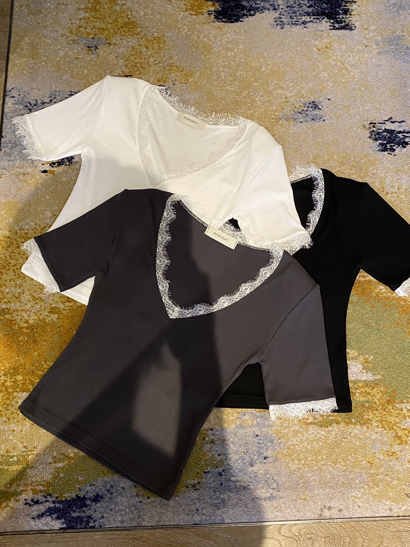 FOUREIGHT東大門直郵女裝新品人氣26春夏休閑時尚職業T恤FOUR EIGHTT恤