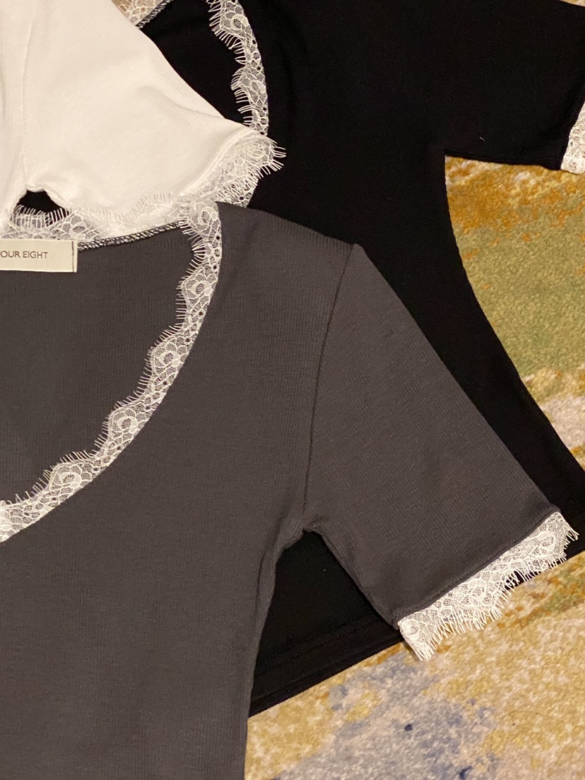 FOUREIGHT東大門直郵女裝新品人氣26春夏休閑時尚職業T恤FOUR EIGHTT恤