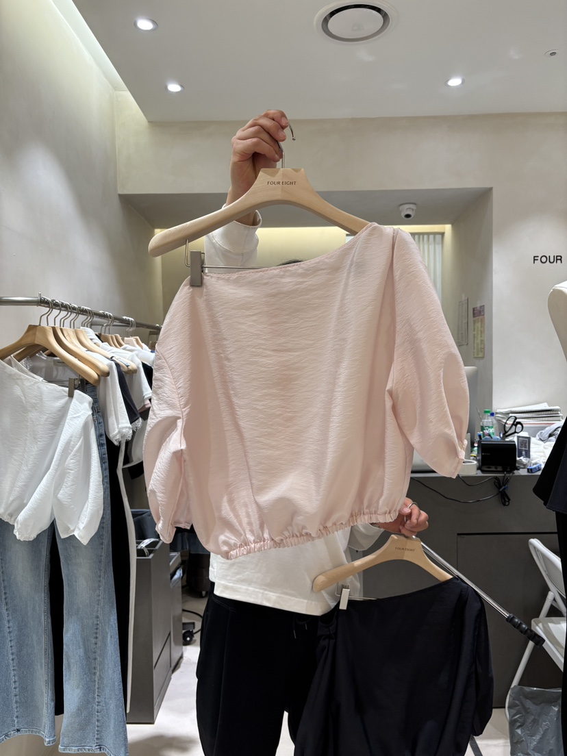 FOUREIGHT韓國代購女士新款推薦真品時尚熱賣人氣襯衫蕾絲衫FOUR EIGHT襯衫/蕾絲衫圖色2