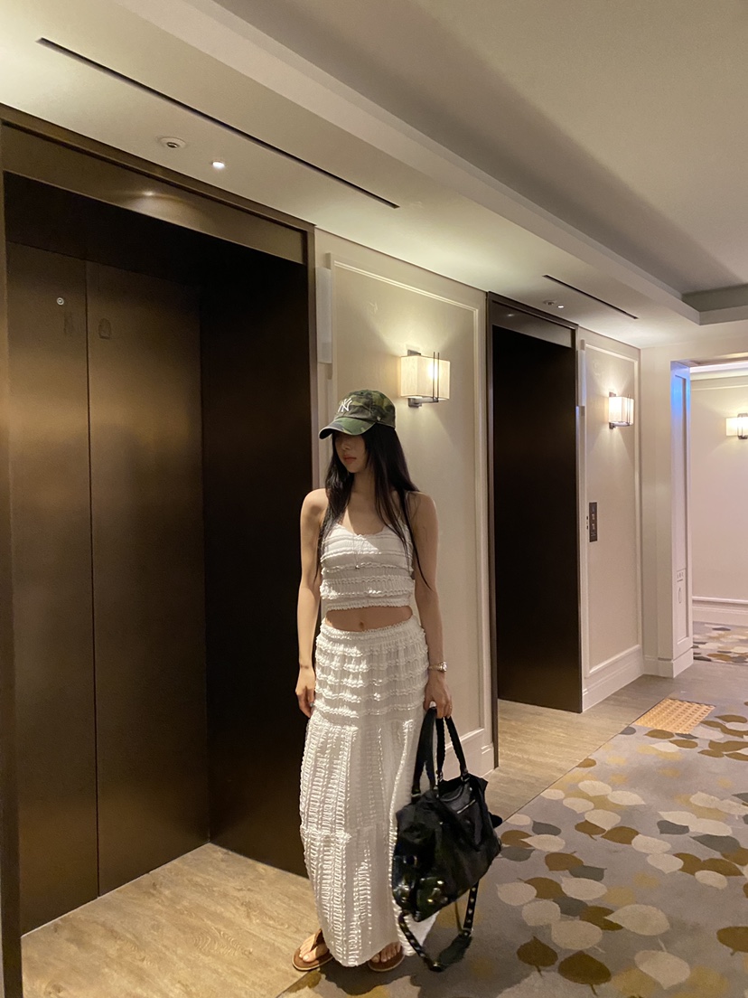 FOUREIGHT東大門直郵女裝新款真品推薦休閑26春夏熱賣長裙FOUR EIGHT長裙