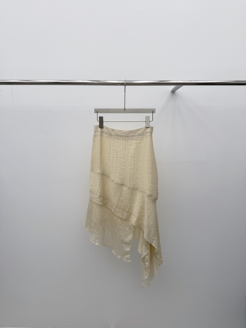 SEARE/PRETZEL韓國代購女裝新款時尚半身裙中短裙不對稱SEARE/PRETZEL半身裙/中短裙圖色1