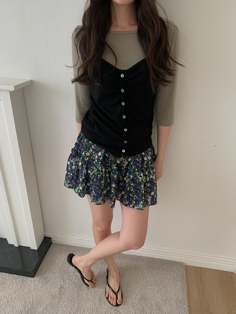 CAMEL-P東大門實拍女士新品真品吊帶背心紐扣Came_l 家吊帶/背心