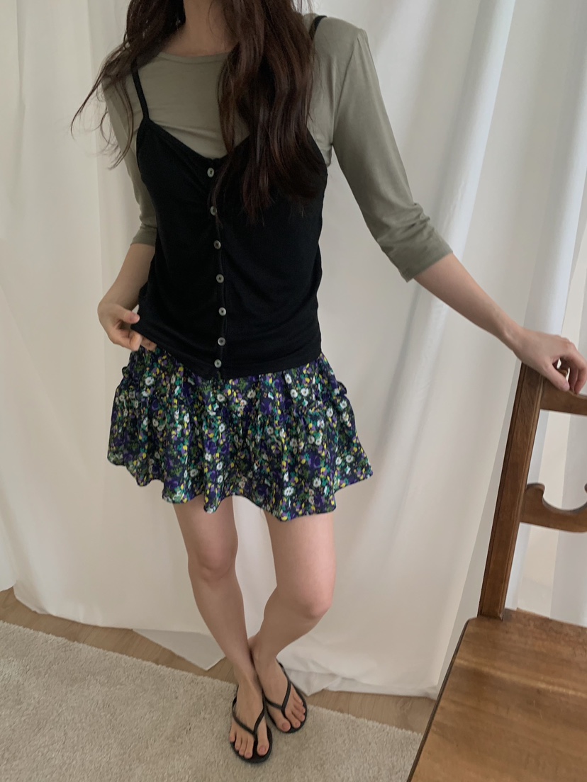 CAMEL-P東大門實拍女士新品真品吊帶背心紐扣Came_l 家吊帶/背心