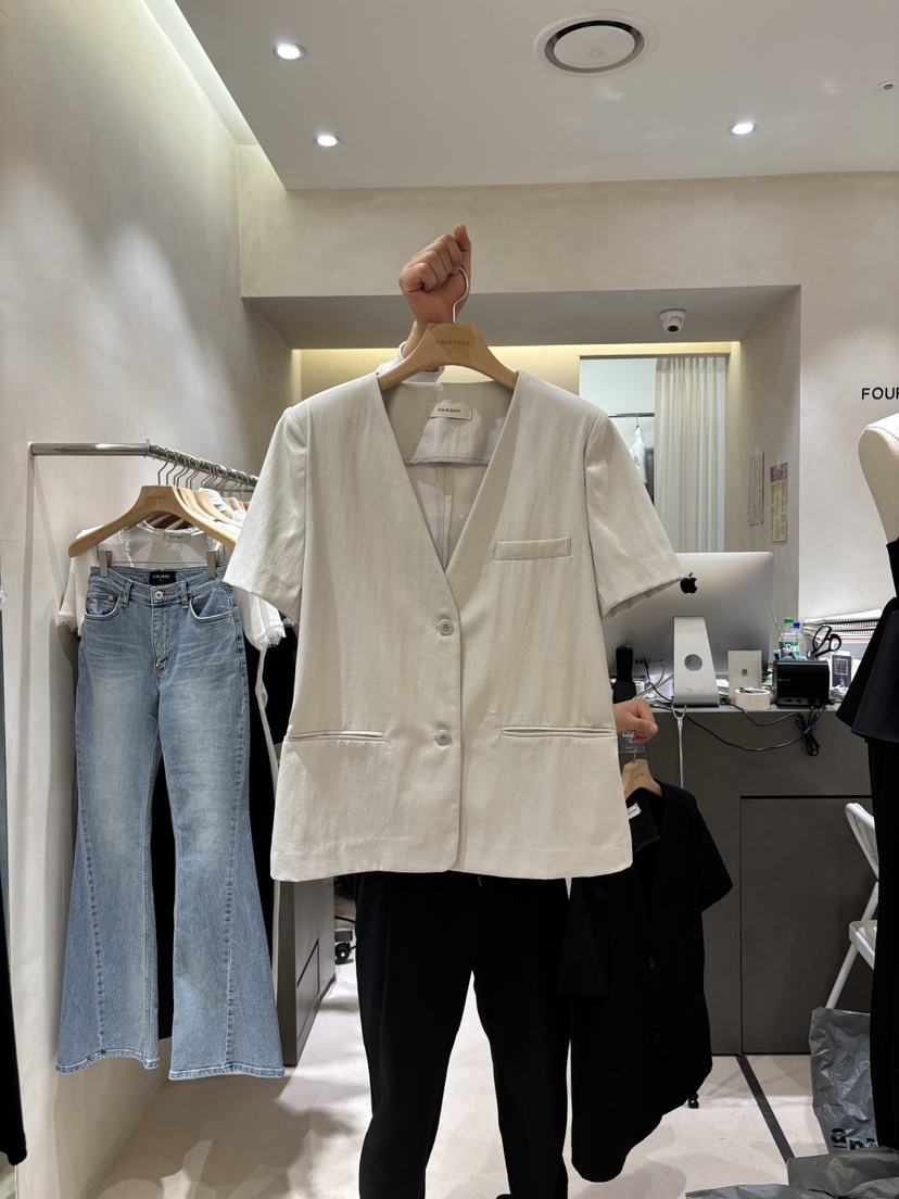 FOUREIGHT東大門代購女士新款推薦時尚熱賣休閑真品人氣夾克FOUR EIGHT夾克圖色1