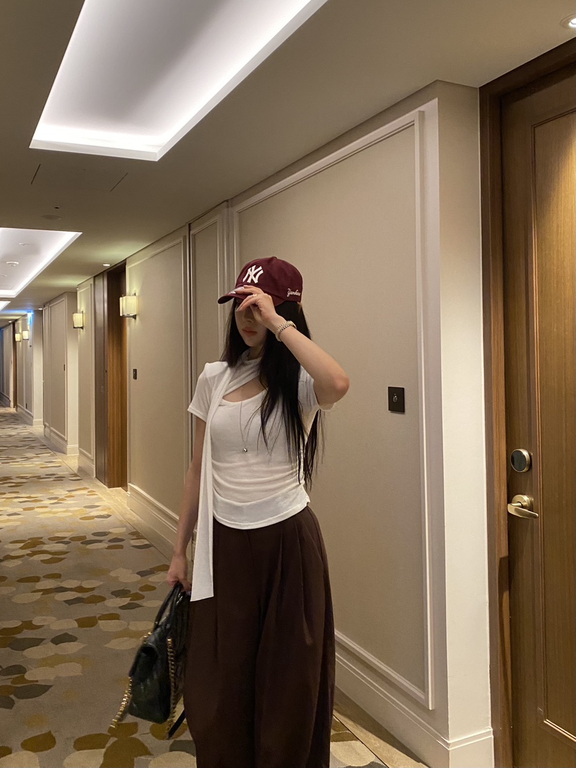 FOUREIGHT東大門代購女裝新品26春夏時尚熱賣休閑T恤圍巾FOUR EIGHTT恤