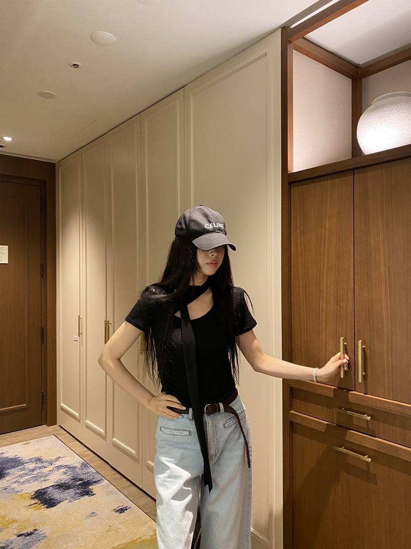 FOUREIGHT東大門代購女裝新品26春夏時尚熱賣休閑T恤圍巾FOUR EIGHTT恤