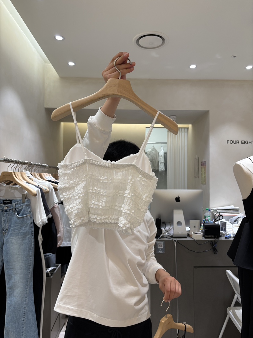 FOUREIGHT韓國直郵女裝新品時尚職業26春夏推薦熱賣吊帶背心FOUR EIGHT吊帶/背心